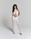Vestido Tule Solis Off White Vestido Tule Solis Off White