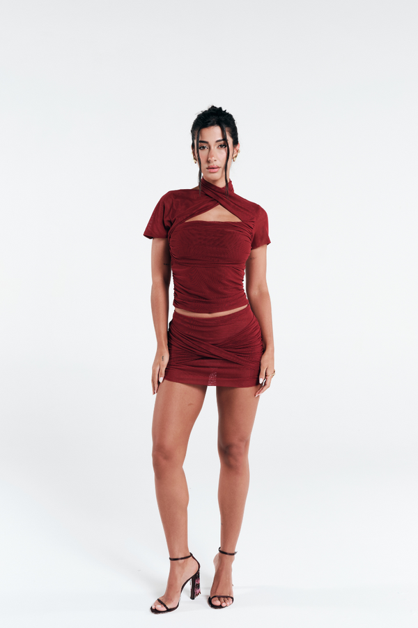 Blusa Nuit Vermelho