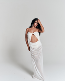 Vestido Tule Solis Off White Vestido Tule Solis Off White