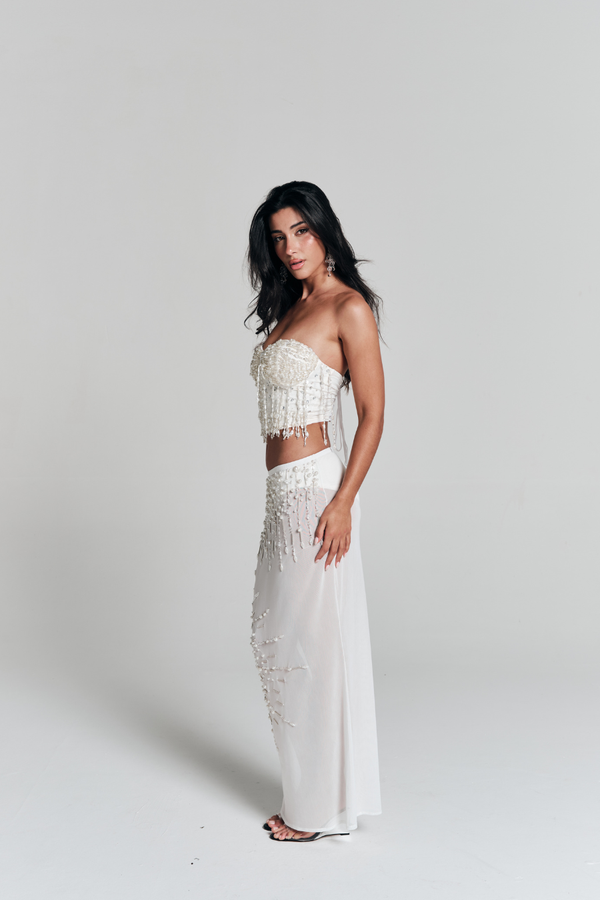 Saia Longa Dune Off White