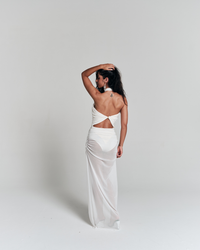 Vestido Tule Solis Off White