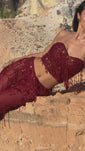 Stories de Corset Dune Vermelho