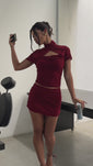 Stories de Blusa Nuit Vermelho