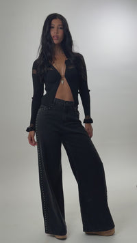 Stories de Calça Jeans Metal Black