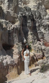 Stories de Vestido Tule Solis Off White