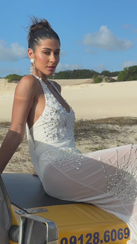 Stories de Saia Longa Dune Off White