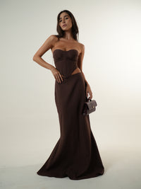 Long Tailored Skirt
