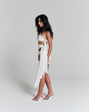 Vestido Amarração Dune Off White