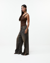 Regata Poliamida Marrom