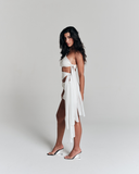 Vestido Amarração Dune Off White