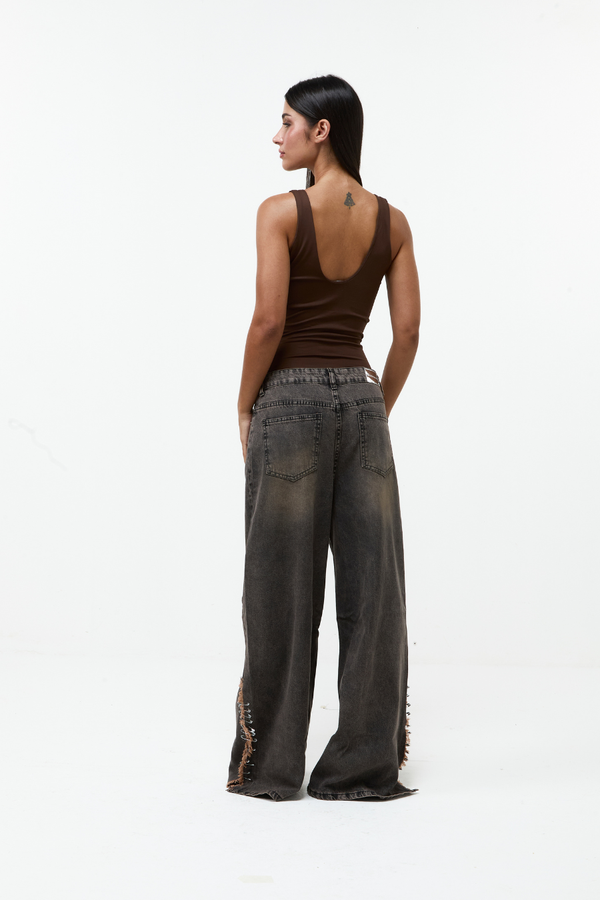 Regata Poliamida Marrom