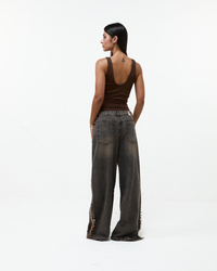 Regata Poliamida Marrom