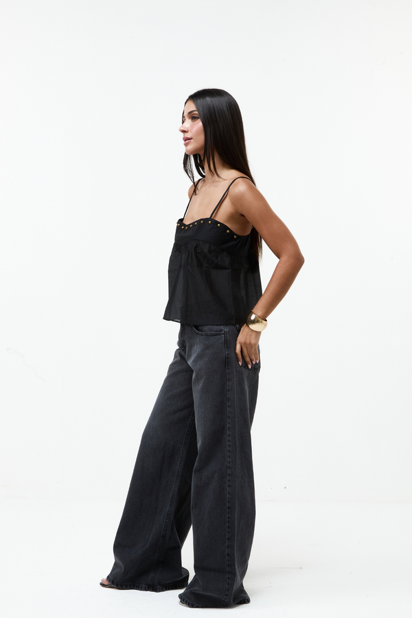 Calça Jeans Essential Black