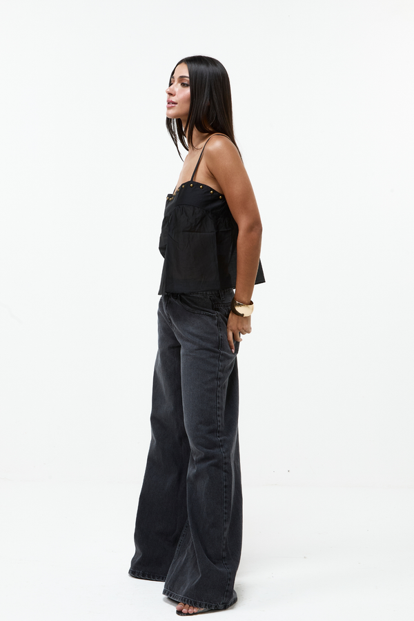 Calça Jeans Essential Black