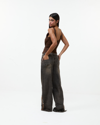 Regata Poliamida Marrom