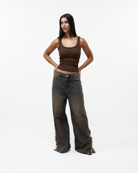 Regata Poliamida Marrom