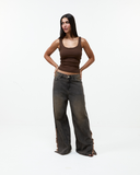 Regata Poliamida Marrom