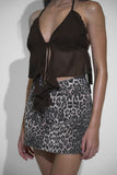 Leopard Skirt