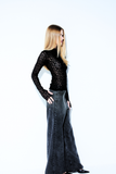 Blusa Renda Fallen Angel Preto