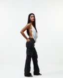 Calça Jeans Cargo Star Black