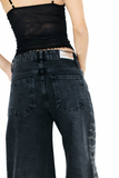 Blusa Tule Bordada Preto