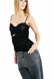 Blusa Bustiê Renda Preto
