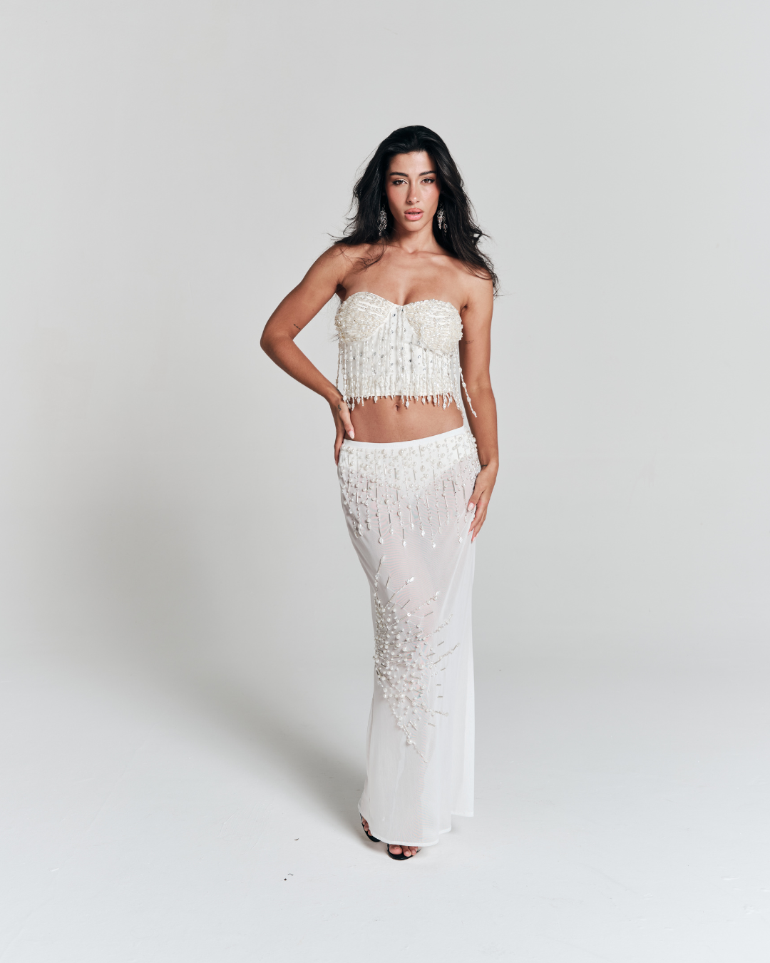 Combo: Saia Longa Dune + Corset Dune Off White