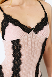 Regata Laced Renda Rosa