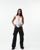 Blusa Degagê Chains Cinza