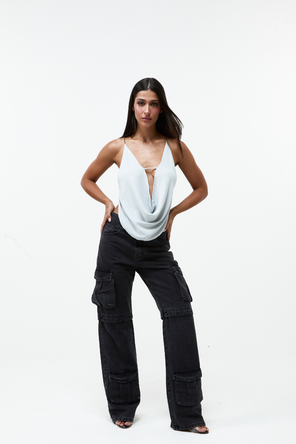 Blusa Degagê Chains Cinza