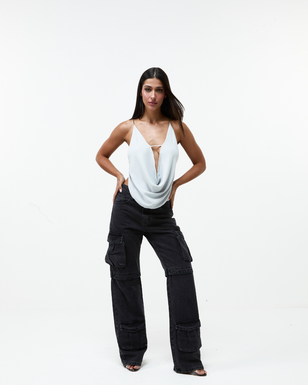 Blusa Degagê Chains Cinza