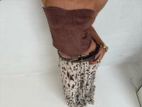 Suede Corset