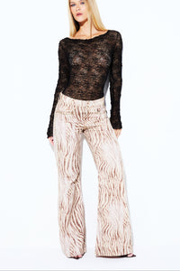 Body Manga Longa Renda