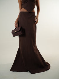 Long Tailored Skirt