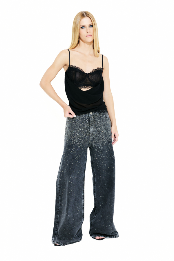 Blusa Bustiê Renda Preto