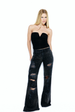 Calça Jeans Strass Snake