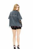 Mini Shorts Paetês Renda Bordô