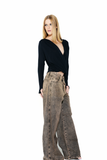 Blusa Malha Tranpasse Preto