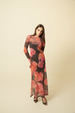 Sunset Tulle Long Sleeve Dress