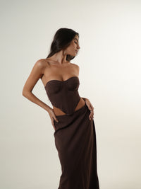 Long Tailored Skirt