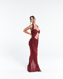 Vestido Tule Solis Vermelho
