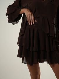 Saia Crepe Camadas