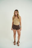 Mini Shorts Alfaiataria