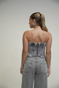 Corset Jeans Gray