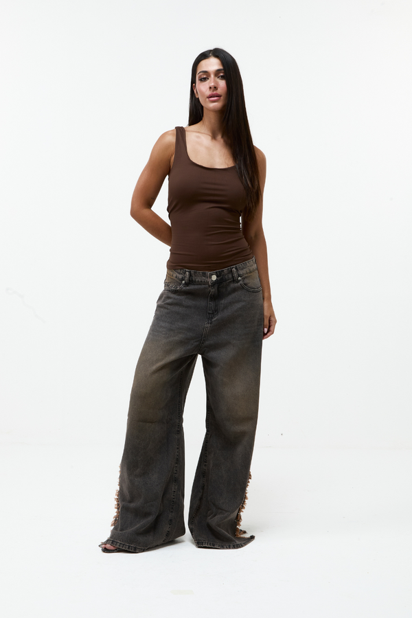 Regata Poliamida Marrom