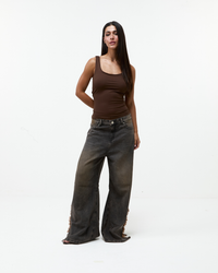 Regata Poliamida Marrom