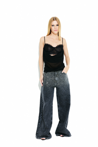 Blusa Bustiê Renda Preto