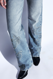 Calça Jeans Tachas