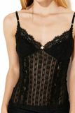 Regata Laced Renda Preta