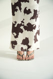 Silk Cow Long Skirt